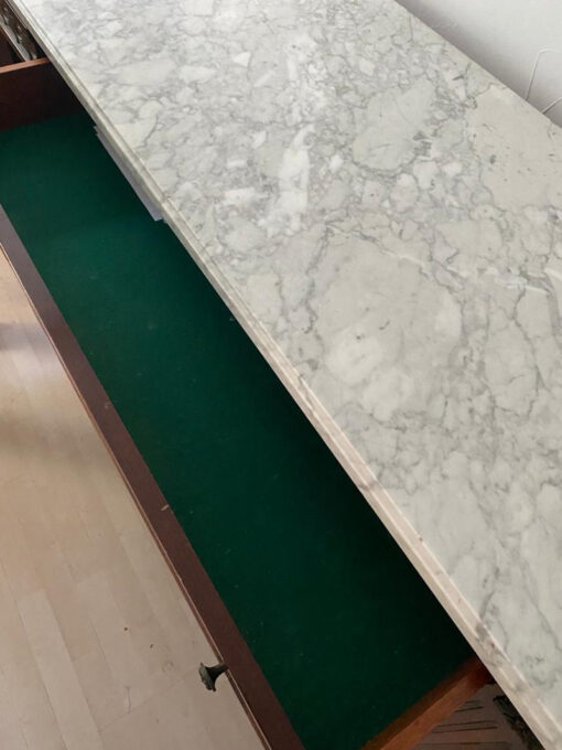 Sideboard/Highboard, Solid Wood, Marble