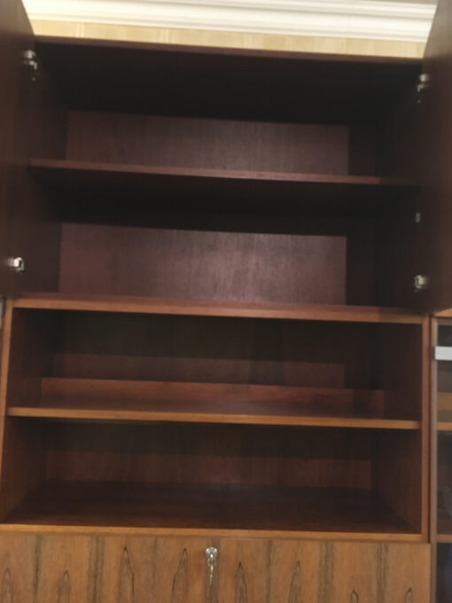 Wall Unit, Solid Wood, Lighting, Rosewood