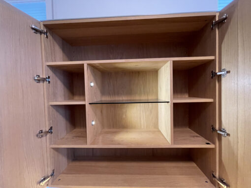 Designer Display Cabinet, Vogelauer, Oakwood