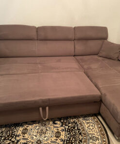 Brown Corner Sofa, Living Room